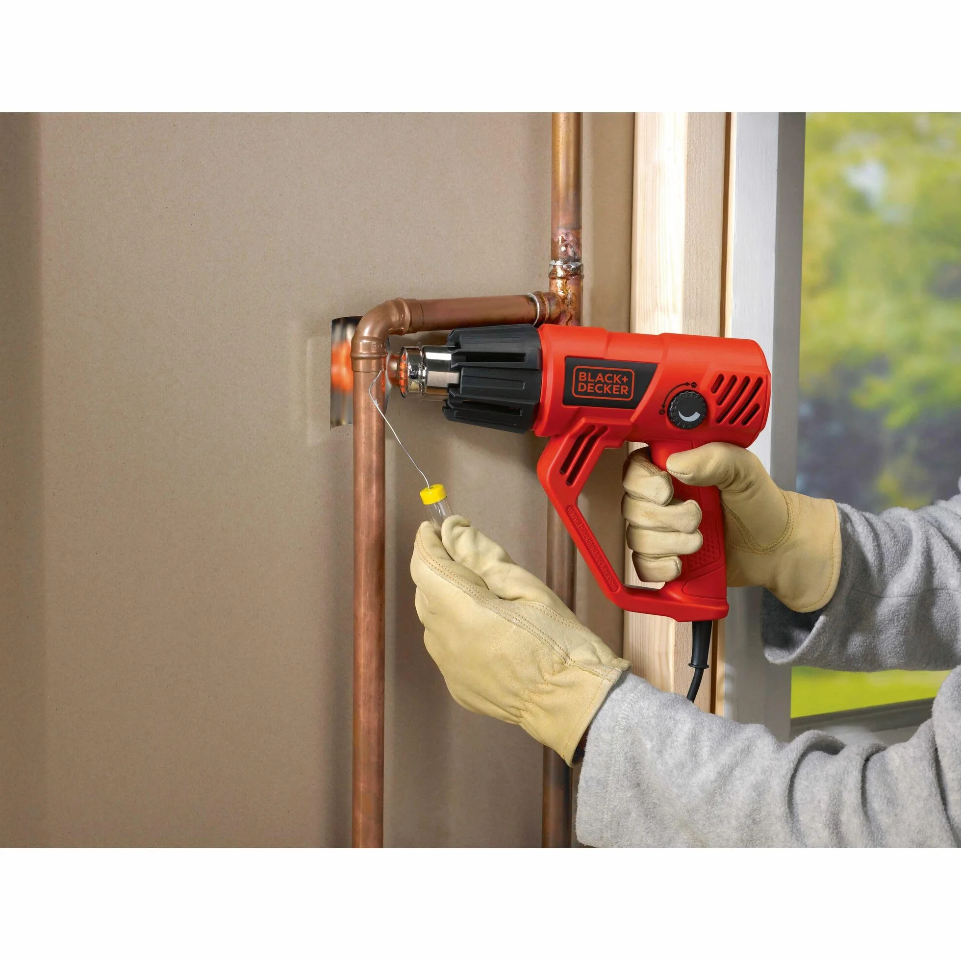 Black & Decker KX2001-QS heat gun 500 l/min 600 °C 2000 W Black Red