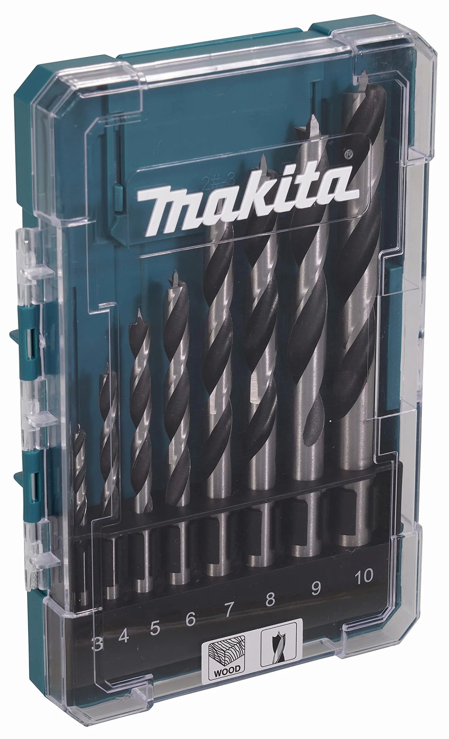 Makita D-77257 8-częściowy zestaw bitów do drewna