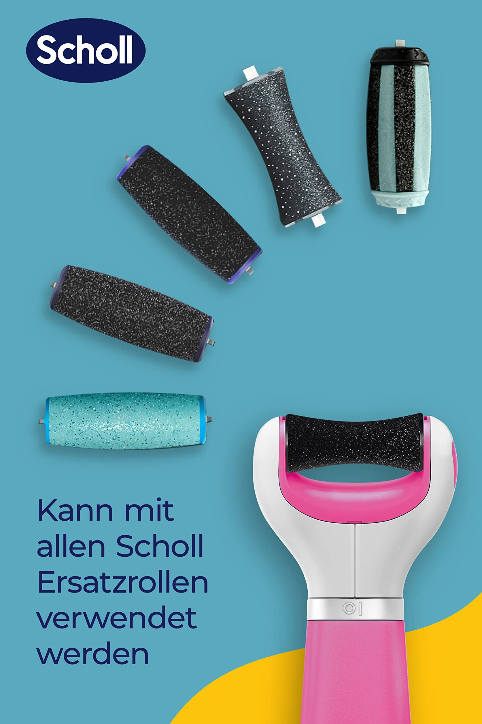 Scholl Velvet Smooth Pilnik Elektryczny Do Stóp 90 Min Różowy