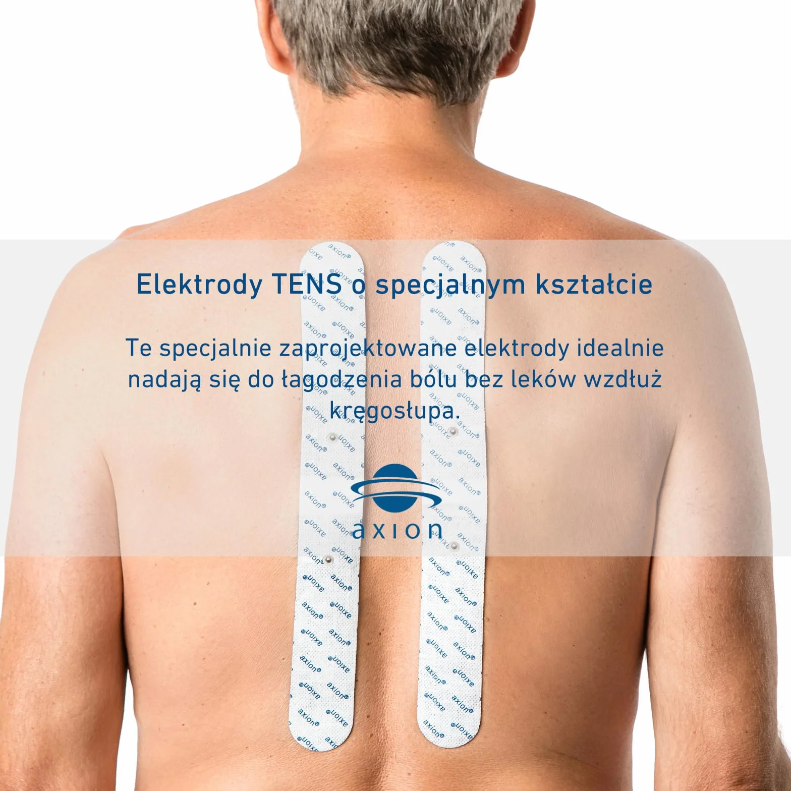 Elektrody TENS na ból pleców-33x4 cm snap pasujący do stymulatorów Sanitas Beurer Bluetens, 2 szt.