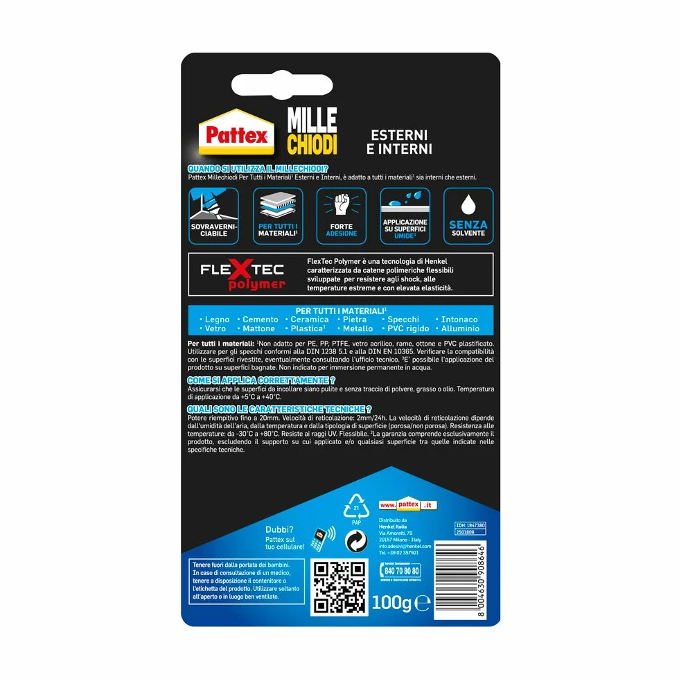 Pattex 10885 Klej, Biały, 100 g