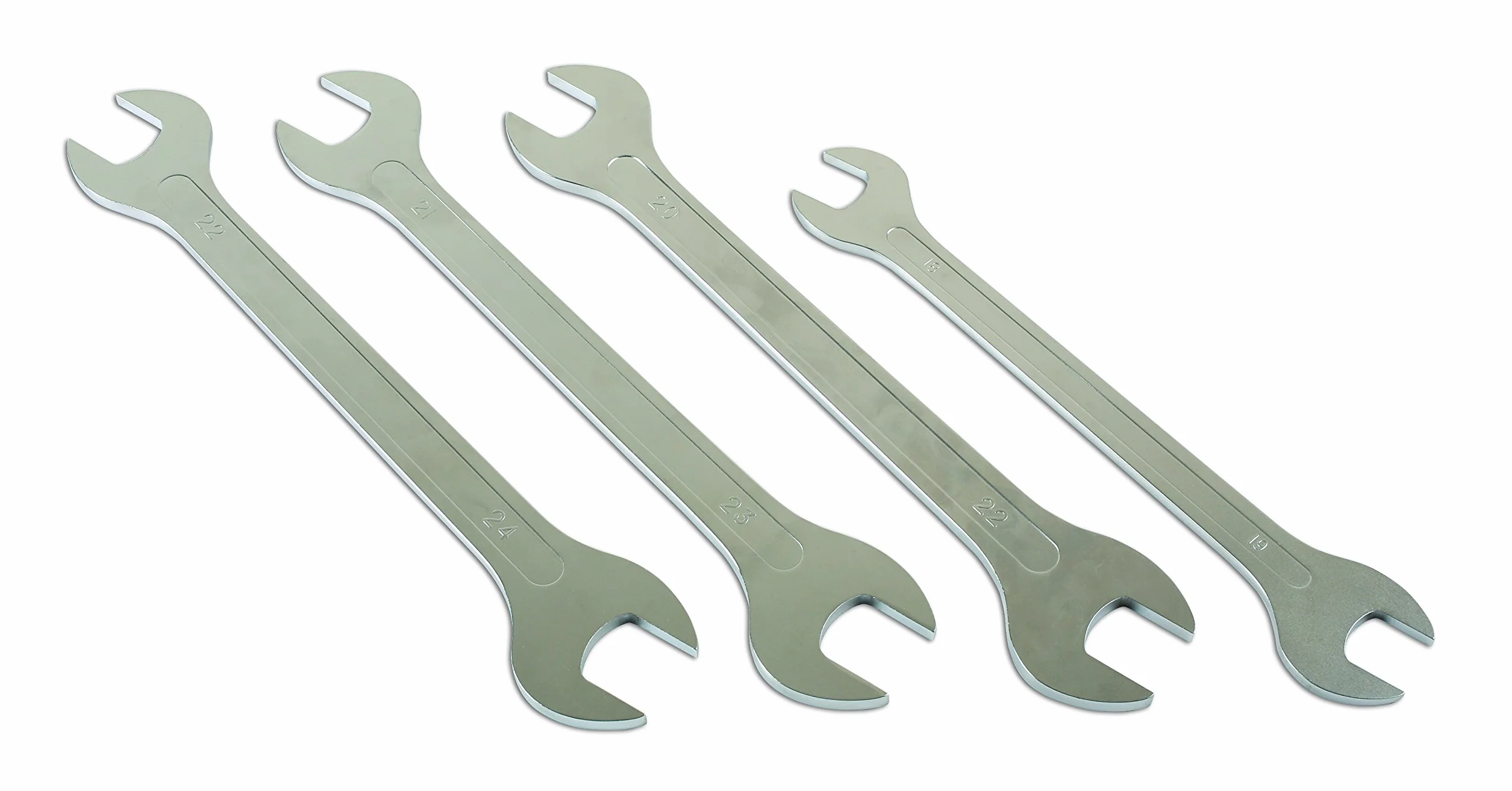 Zestaw kluczy laserowych 6789 - Ultra cienki 4 szt, srebrny