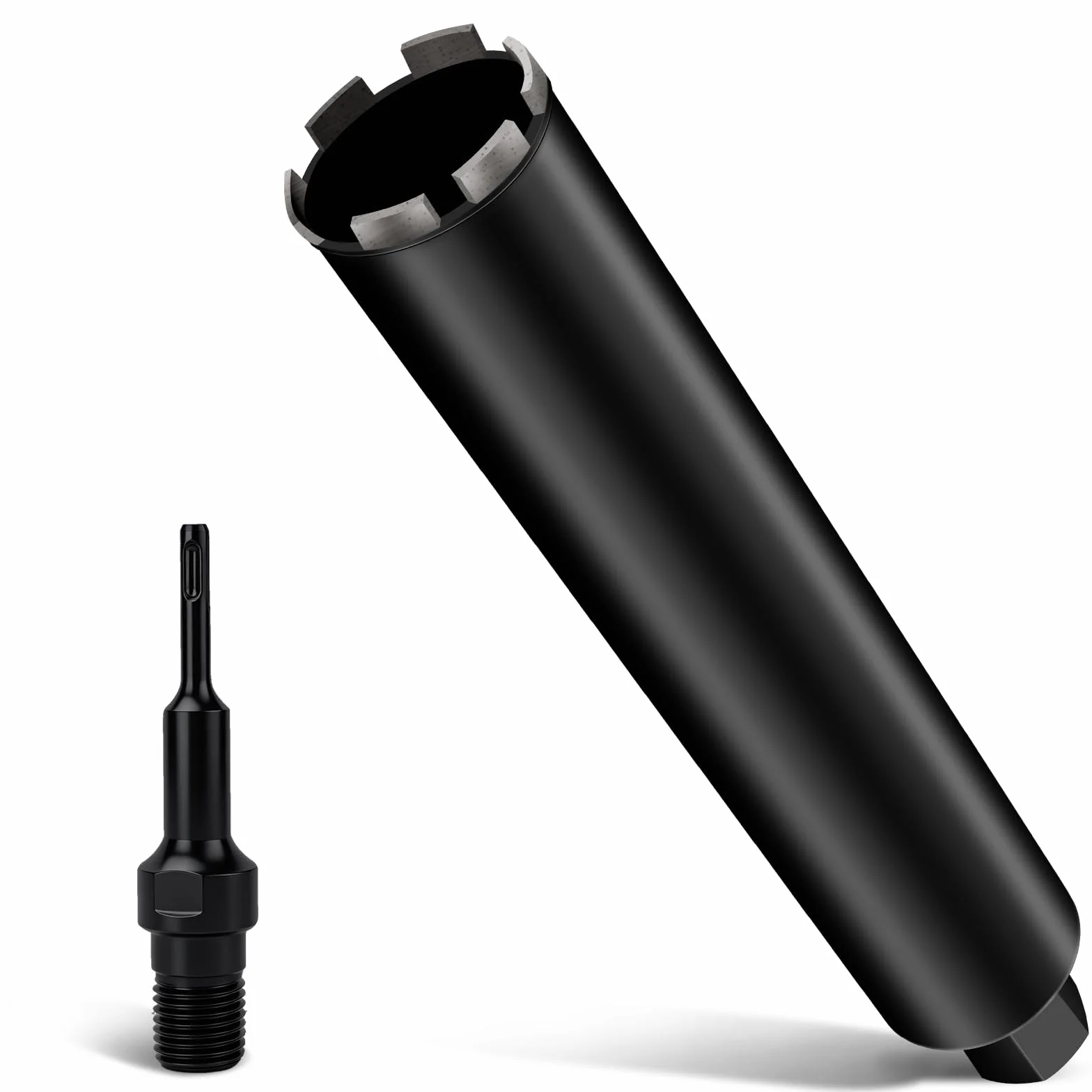 Diamentowa koronka wiertnicza Ø 63 mm z SDS Plus, 1 ¼" diamentowa koronka wiertnicza, L 460 mm, pogłębiacz puszek koronka wiertnicza wiertło rdzeniowe wiertło do wiercenia na mokro/sucho, otwornica do