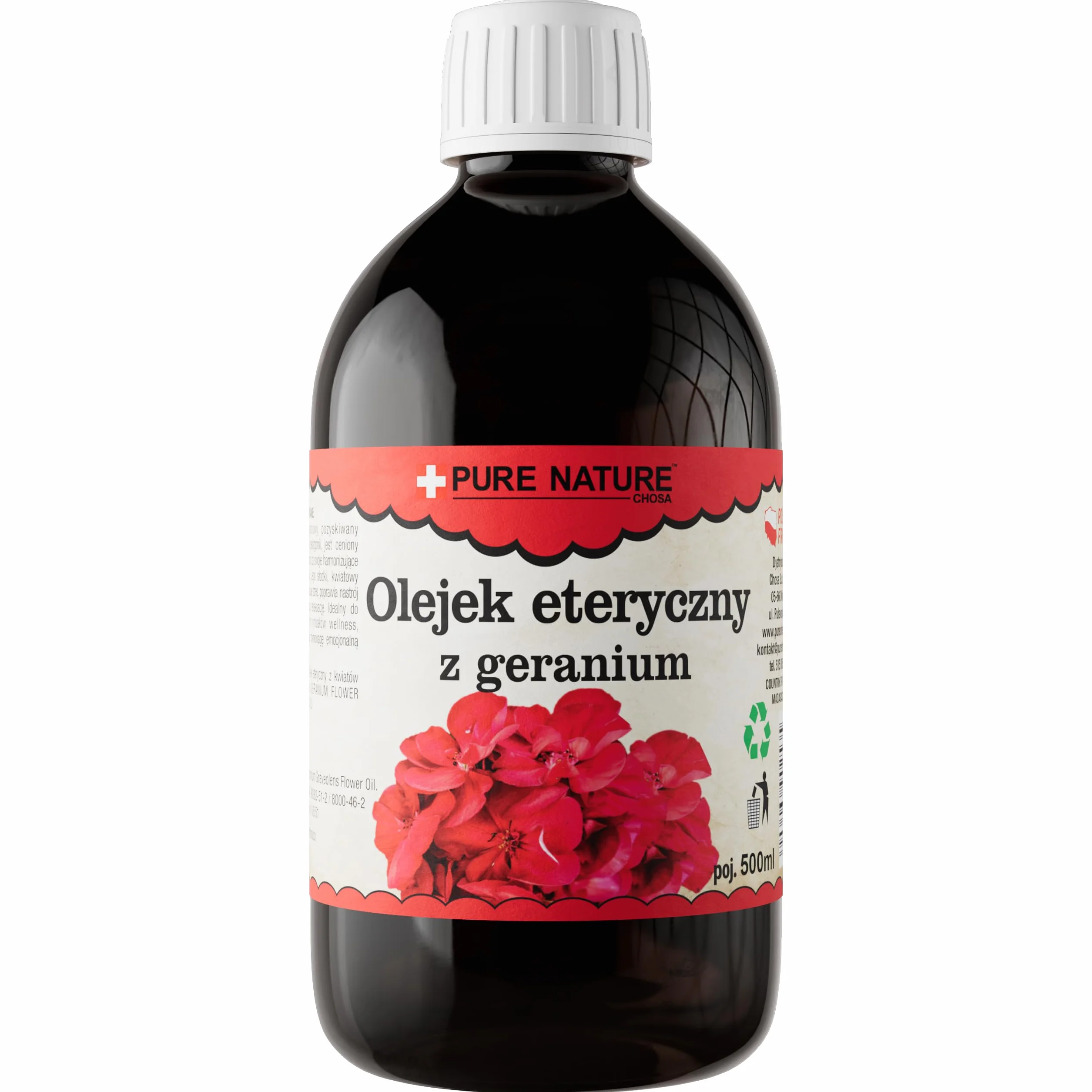 Olejek Eteryczny Geranium 500ml
