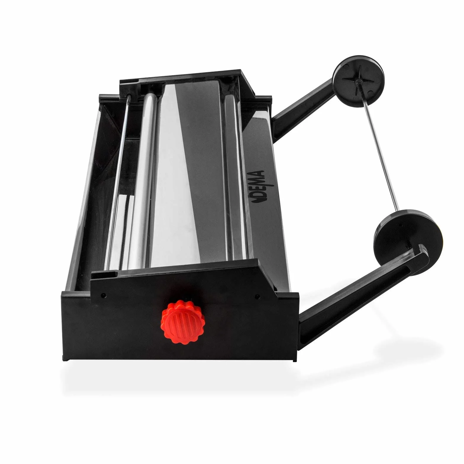 DEMA klej do tapet ze stali nierdzewnej, instrukcja obsługi (może nie być dostępna w języku polskim), szerokość robocza 57,5 cm, regulowana grubość kleju, uchwyt na rolkę