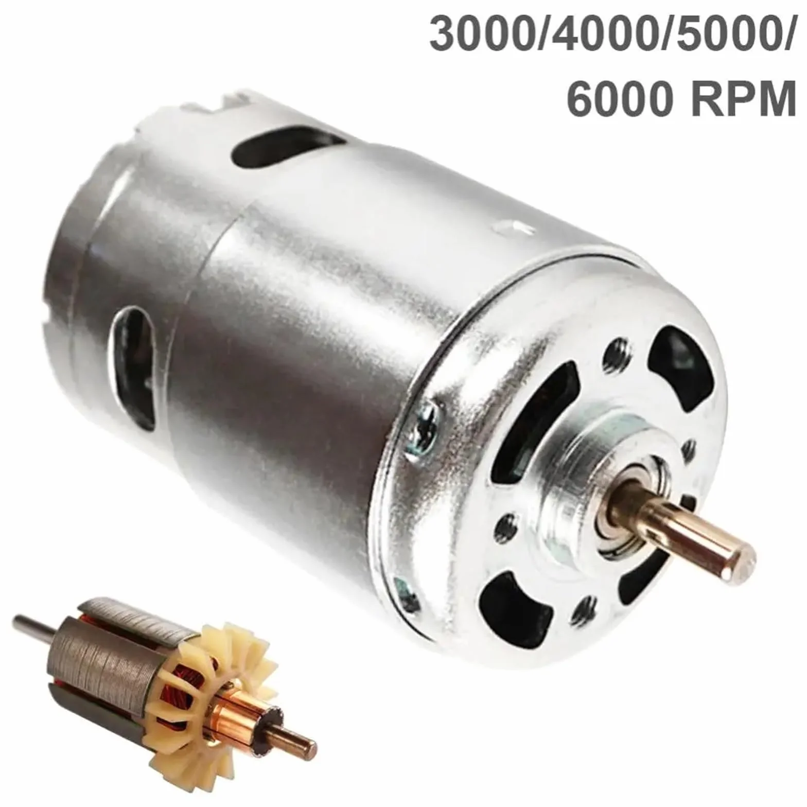 Silnik prądu stałego 775 795 895 12-26 V, wysoka prędkość, wysoki moment obrotowy, łożyska kulkowe, łopatki wentylatora do modelu samochodu, mała wiertarka (12 V 895 3000 obr./min)
