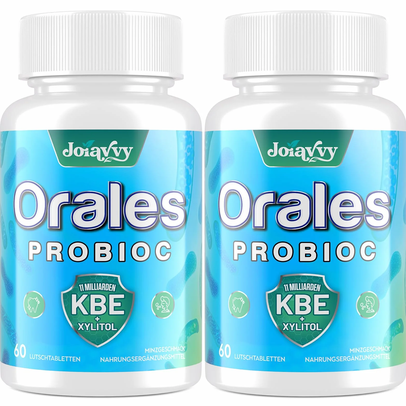 Probiotyk Doustny 11 Miliardów CFU dla Flory Jamy Ustnej, Pastylki Probiotyczne 7 w 1 z BLIS K12 i M18, Bez Cukru, Naturalny Smak Mięty (60 Count (Pack of 2))