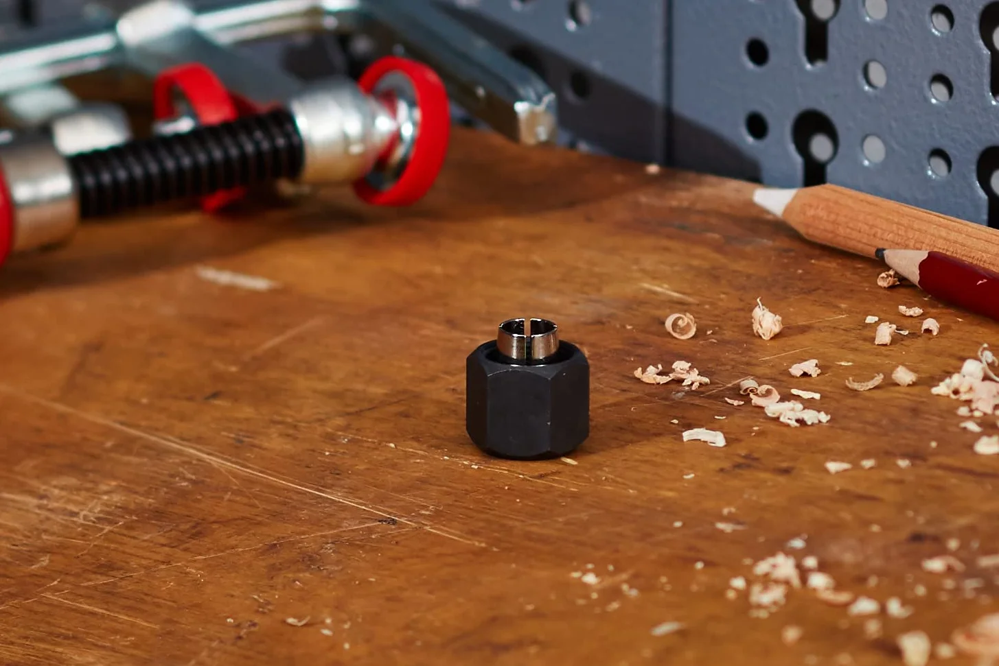 Bosch Professional 1x Tuleja (Ø 8 mm, do GFK 600/12V, Wersja UE, Osprzęt do Frezarek Ręcznych)