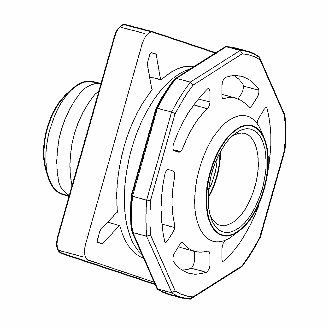Grohe 42234000 część przyłącza wody, złote
