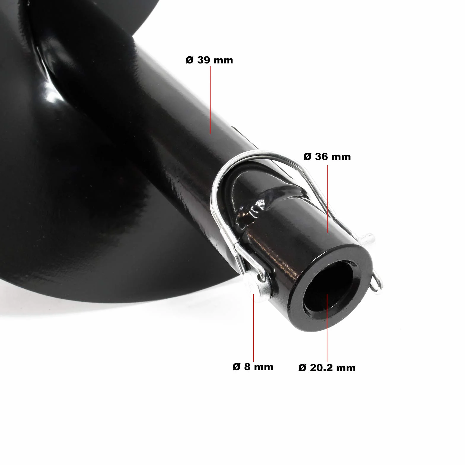 Wiertnica glebowa świder 200mm żeliwo zapasowe