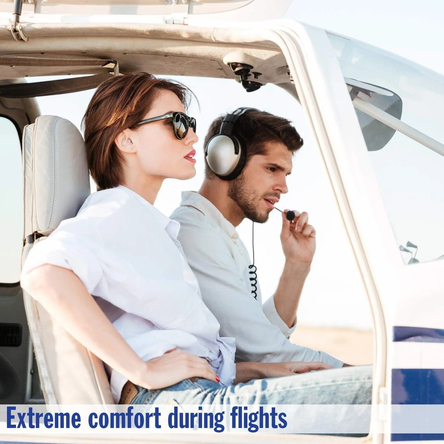 Mack's Flightguard Airplane zatyczki do uszu redukujące ciśnienie 26 dB NRR 33 dB SNR