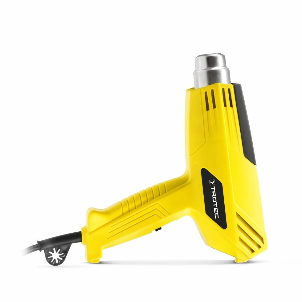 TROTEC Opalarka HyStream 200 Pistolet na gorące powietrze moc 2000 W z zestawem dysz do lutowania, sklejania, deformacji, kurczenia, suszenia