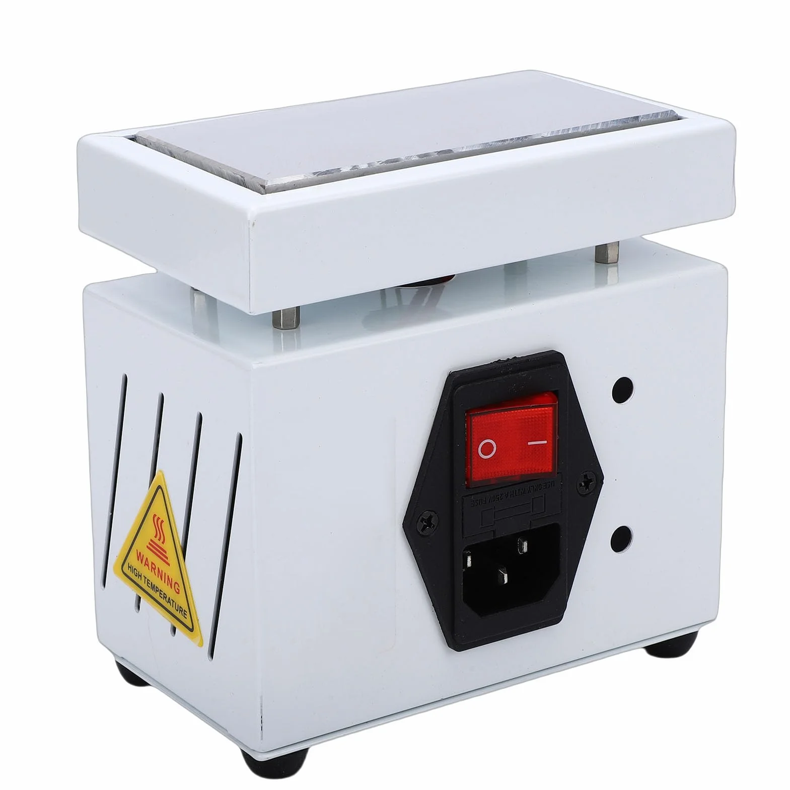 Oumefar Płyta Grzejna do Lutowania Elektryczne Podgrzewanie Wstępne Stacja Lutownicza Elektryczny Podgrzewacz do Lutowania Elektryczna Stacja do Wstępnego 180W 0°C do 400°C (Wtyczka UE)