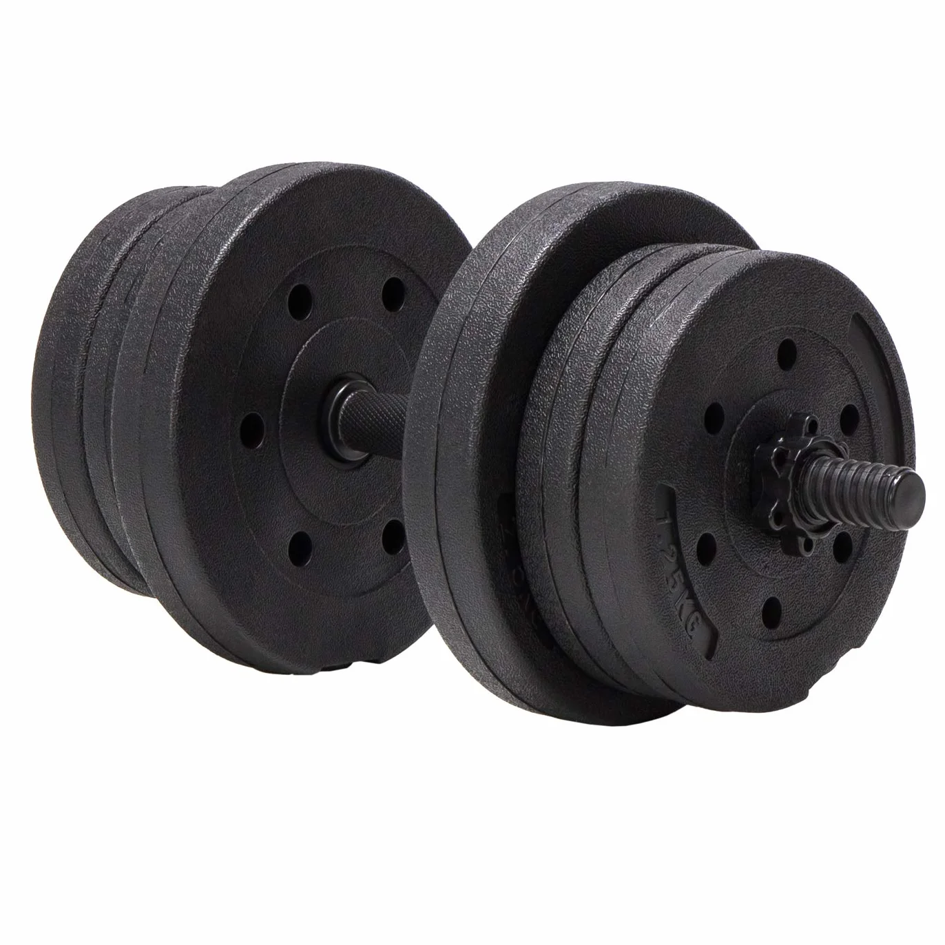 Hantle treningowe bitumiczne AbarQs (2x10kg)