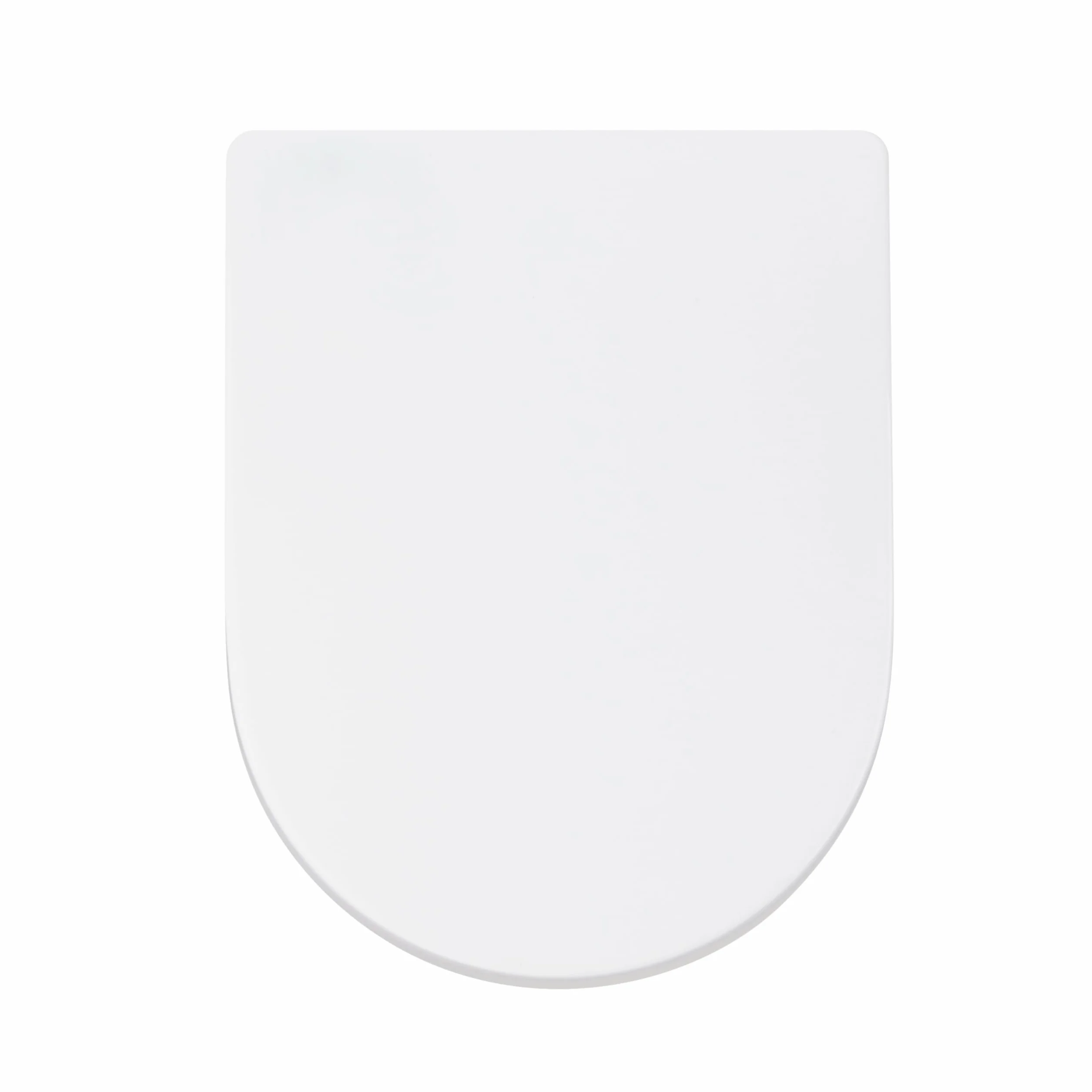 AquaUno NAVA deska sedesowa wolnoopadająca, kształt litery D, 460 x 360 mm, deska sedesowa z polipropylenu, Quick-Release, Top-Fix, zawiasy ze stali nierdzewnej