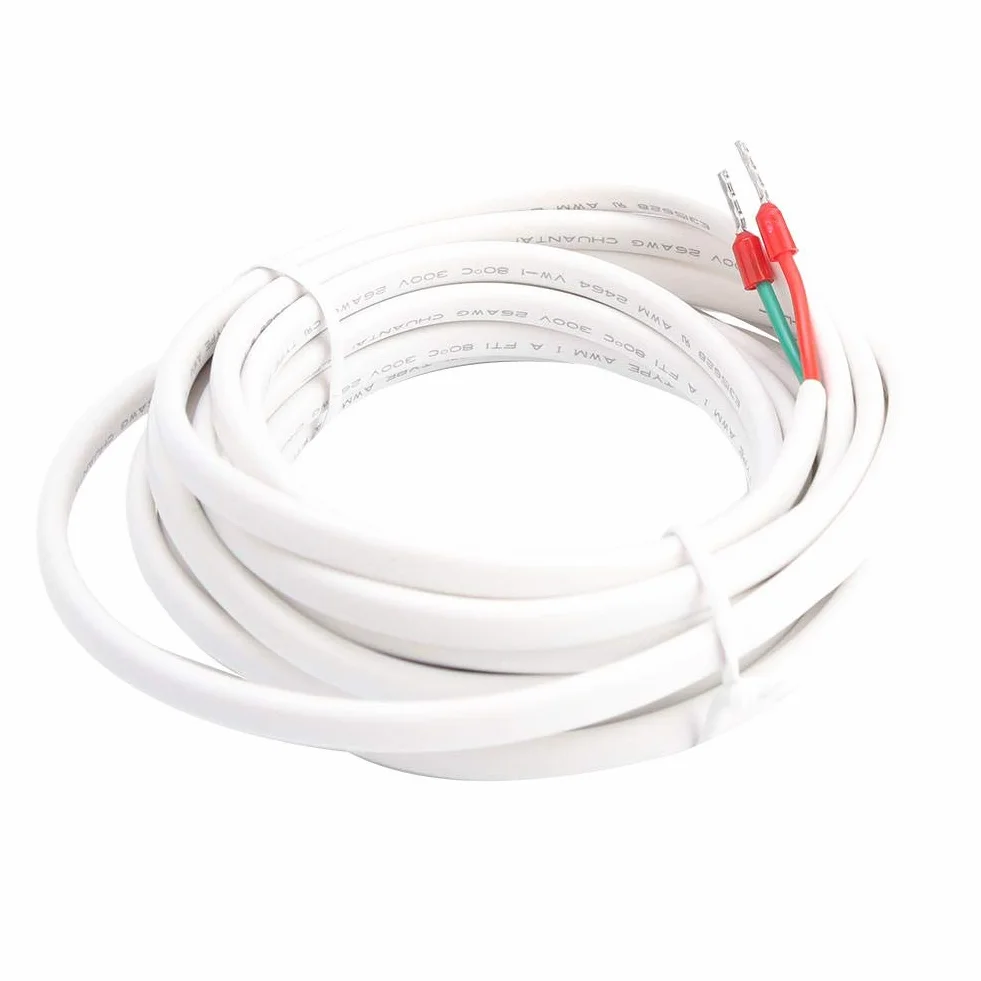 VOBOR Termostat sonda czujnikowa 3 m, sonda RTD, czujnik temperatury podłogowej, kabel sondy, ogrzewanie podłogowe, termostat, akcesoria do systemu ogrzewania podłogowego, termostatu