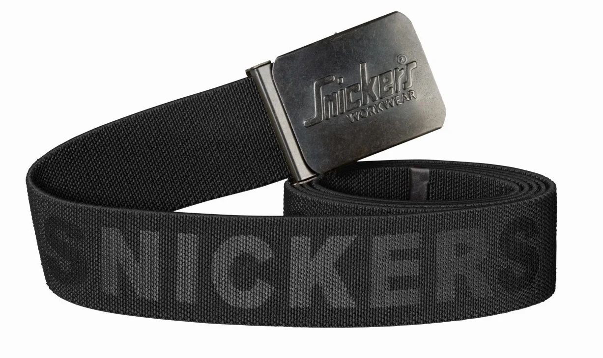 Snickers elastyczny pasek czarny 39 mm jeden rozmiar