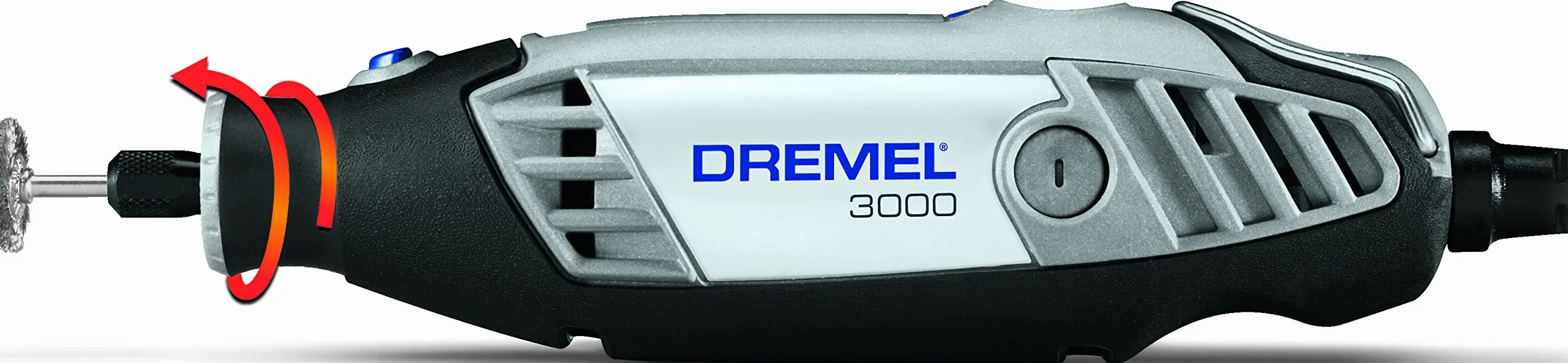 Dremel 3000 130 W narzędzie obrotowe – zestaw obrotowych multinarzędzi z 1 przystawką. i 25 akcesoriami, 10 000-33000 obr./min