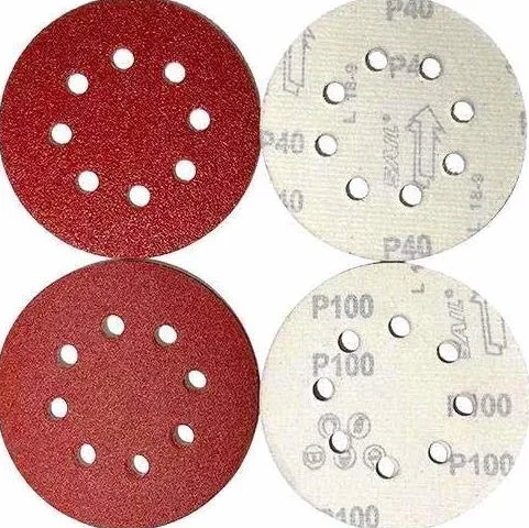 120 tarcz szlifierskich, Ø 215 mm, 10 otworów, do szlifierek mimośrodowych, marka: klebemeister.eu (P40)
