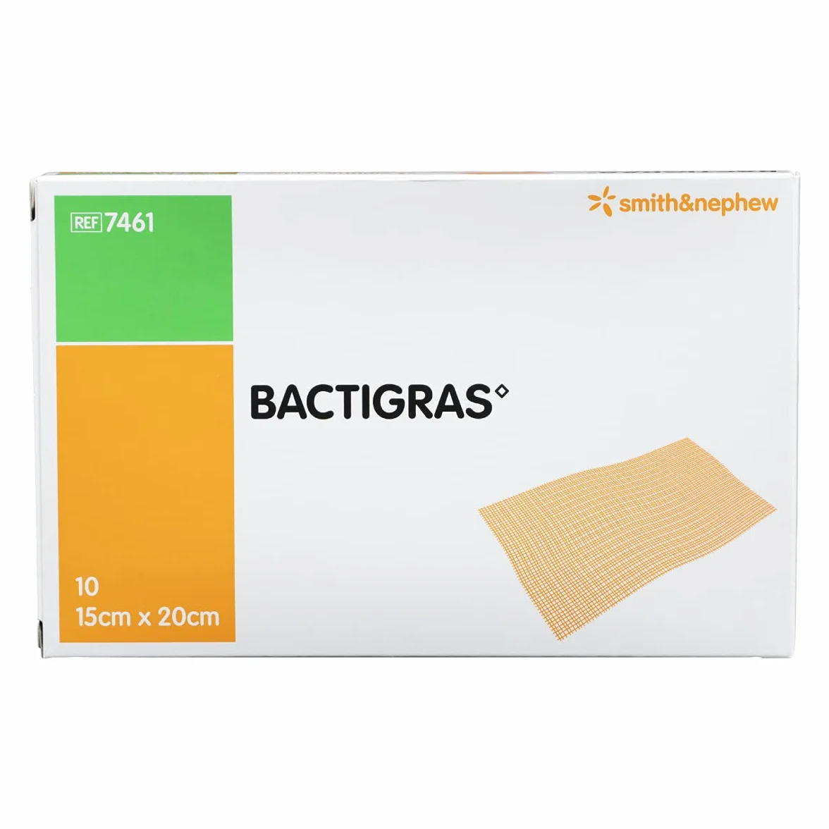 Bactigras Opatrunek z gazy 20 x 15 cm