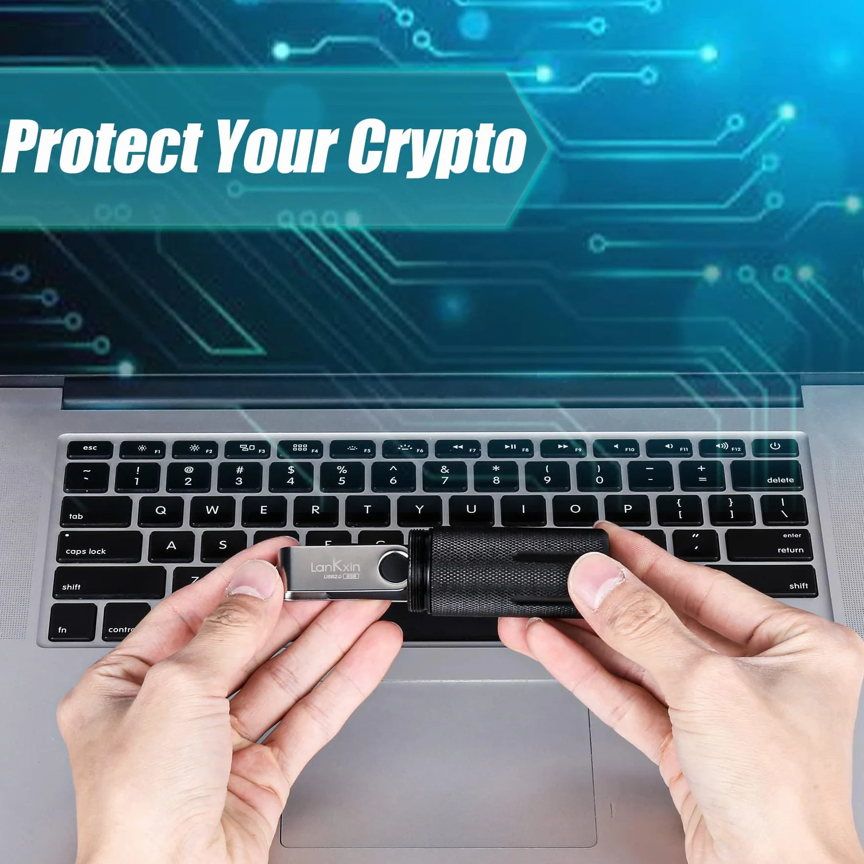 Aenllosi Do Ledger Nano X, Ledger Nano S Plus i Ledger Nano S - Etui ognioodporne, wodoodporne, stop