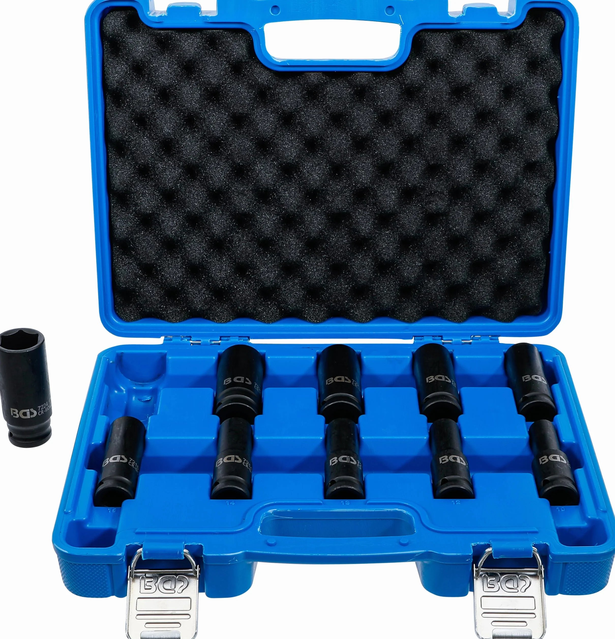 BGS 5206 Zestaw nasadek udarowych sześciokątnych głębokich 12,5 mm (1/2") 10-24 mm 10 szt.