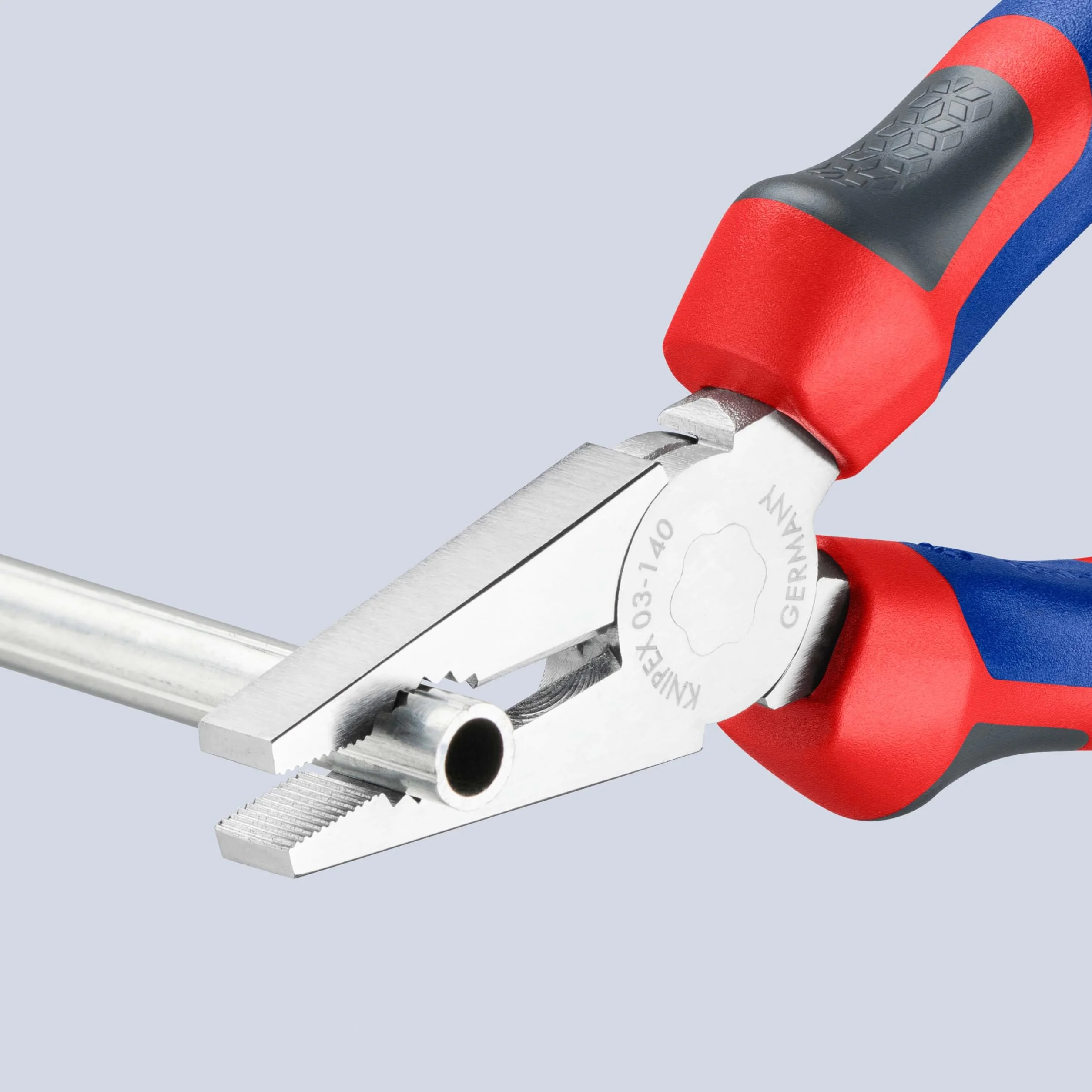KNIPEX Szczypce uniwersalne chromowany z rękojeściami Comfort 140 mm, 03 05 140