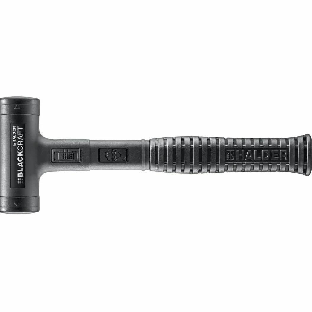 Blackcraft 3379.040 młotek udarowo-obrotowy z ergonomicznie ukształtowanym, antypoślizgowym i nietłukącym trzonkiem z rur stalowych | Ø = 40 mm