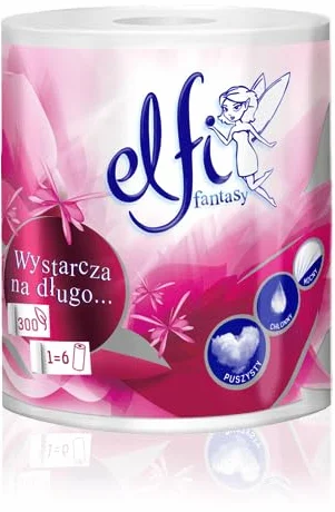 Ręcznik papierowy ELFI Fantasy 2W 1szt. BIAŁY