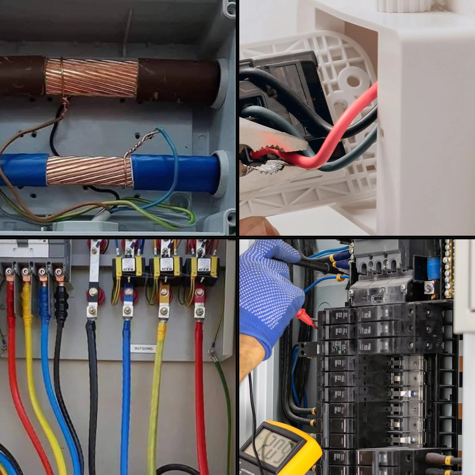 Plastikowa obudowa elektroniczna ABS, wodoszczelna IP65, pusta obudowa z tworzywa sztucznego z przezroczystą pokrywką, przemysłowa skrzynka przyłączeniowa, puszka rozdziel