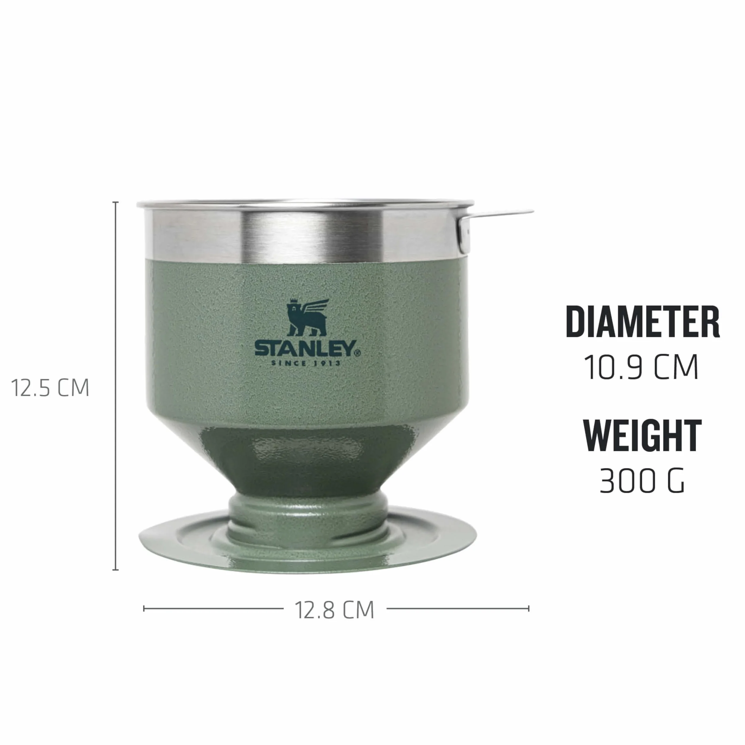 Stanley 1913 Classic Legendary Kubek Kempingowy - Kubek z izolacją próżniową - Kubek biwakowy ze Stali Nierdzewnej - Kubek termiczny Bez BPA - Do Mycia w Zmywarce