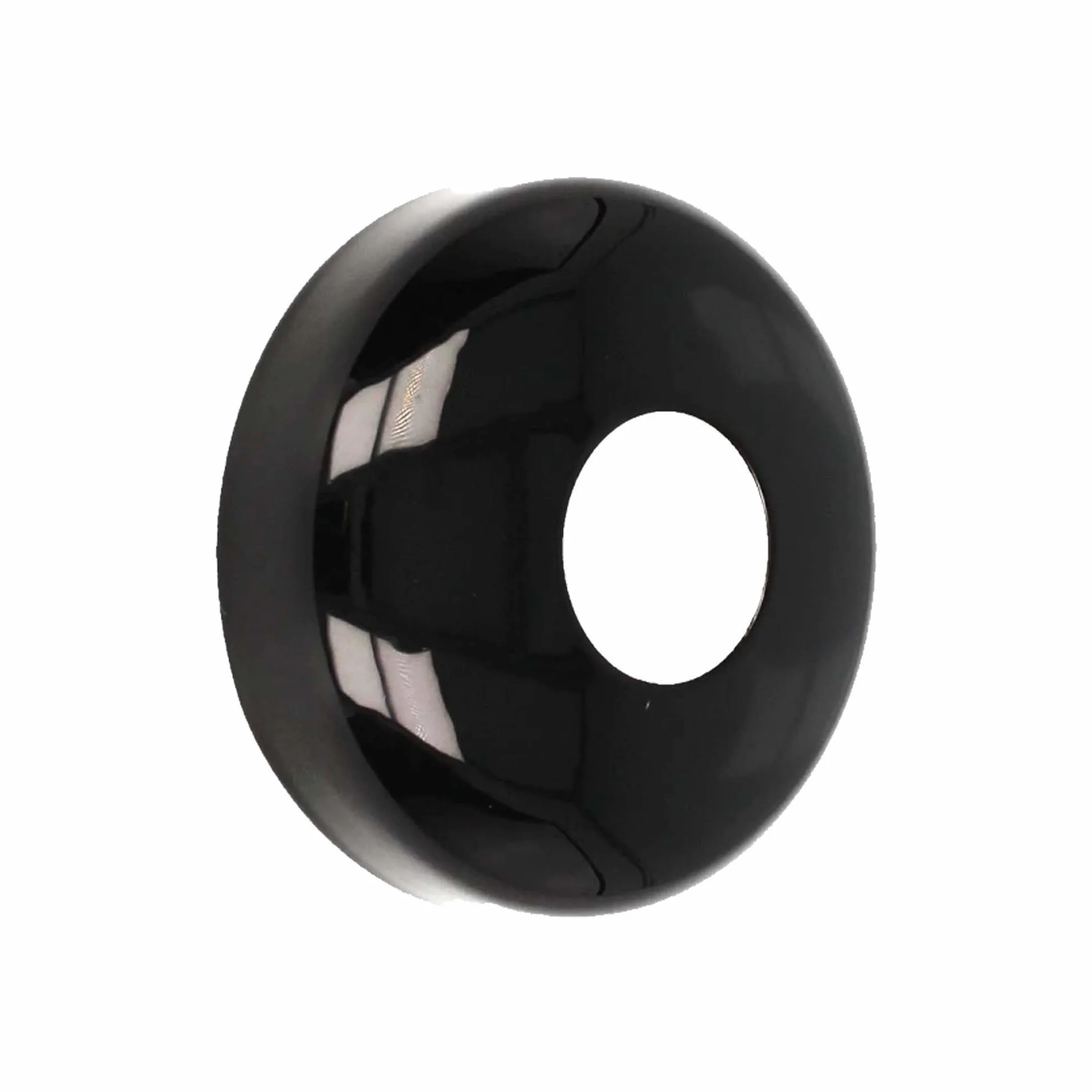 tecuro Designerska rozeta do kranu (1/2) Ø 22 mm x Ø 61 mm x 30 mm - czarna