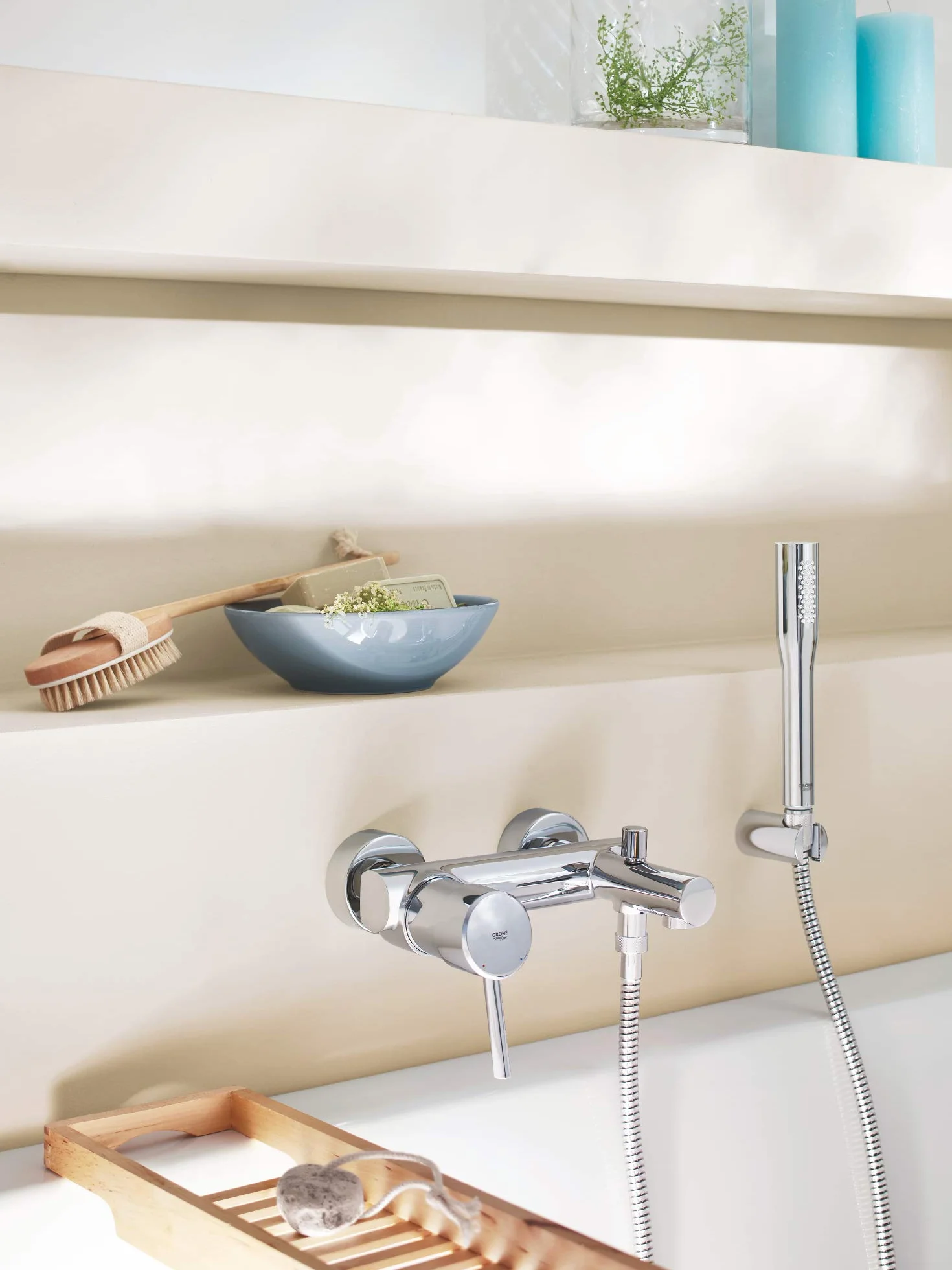 GROHE Concetto Jednouchwytowa bateria wannowa