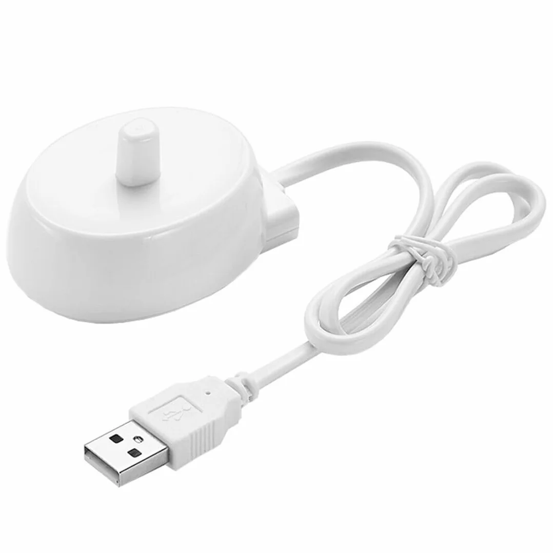 Elektryczna ładowarka do szczoteczek do zębów Braun Oral-B Series D12 D20 D16, adapter do szczoteczki do zębów, uniwersalna ładowarka z portem USB