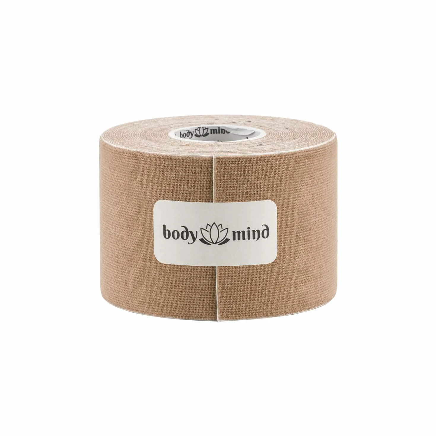 Body & Mind Taśma kinezjologiczna o szerokości 2,5 cm / 5 cm / 10 cm, hipoalergiczna i wodoodporna, elastyczna, przyjazna dla skóry taśma kinezjologiczna do uprawiania sportu, w czasie wolnym, fizjoterapii i medycyny