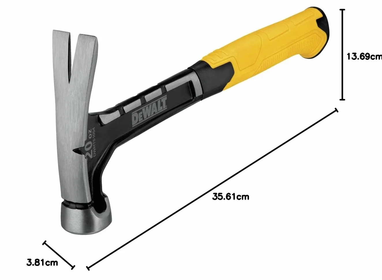 DEWALT DWHT51054, 567 gramów, jednoczęściowy młotek stalowy