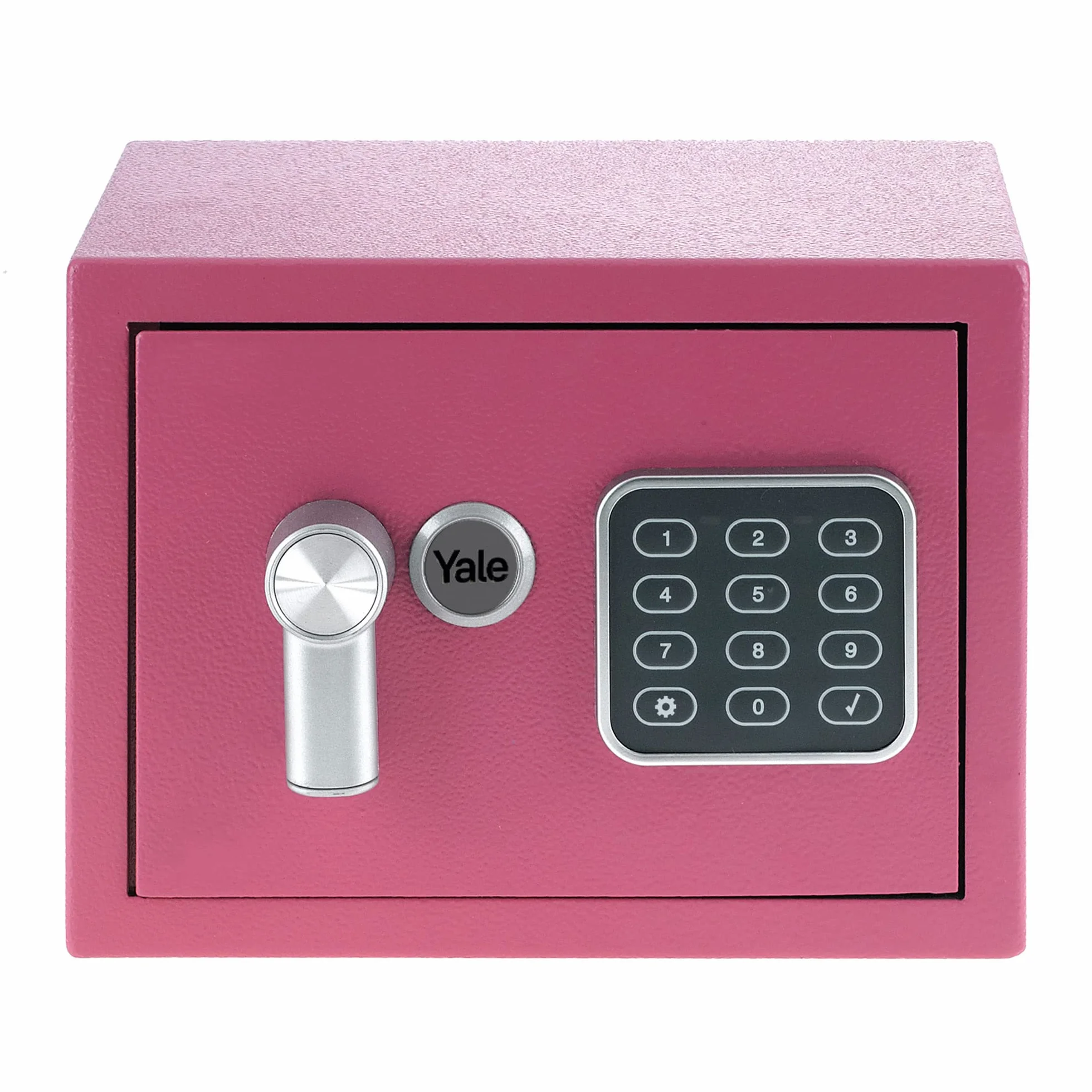Yale Sejf Podstawowy Meblowy Mini - Sejf Domowy - Różowy - YSV/170/DB2/P