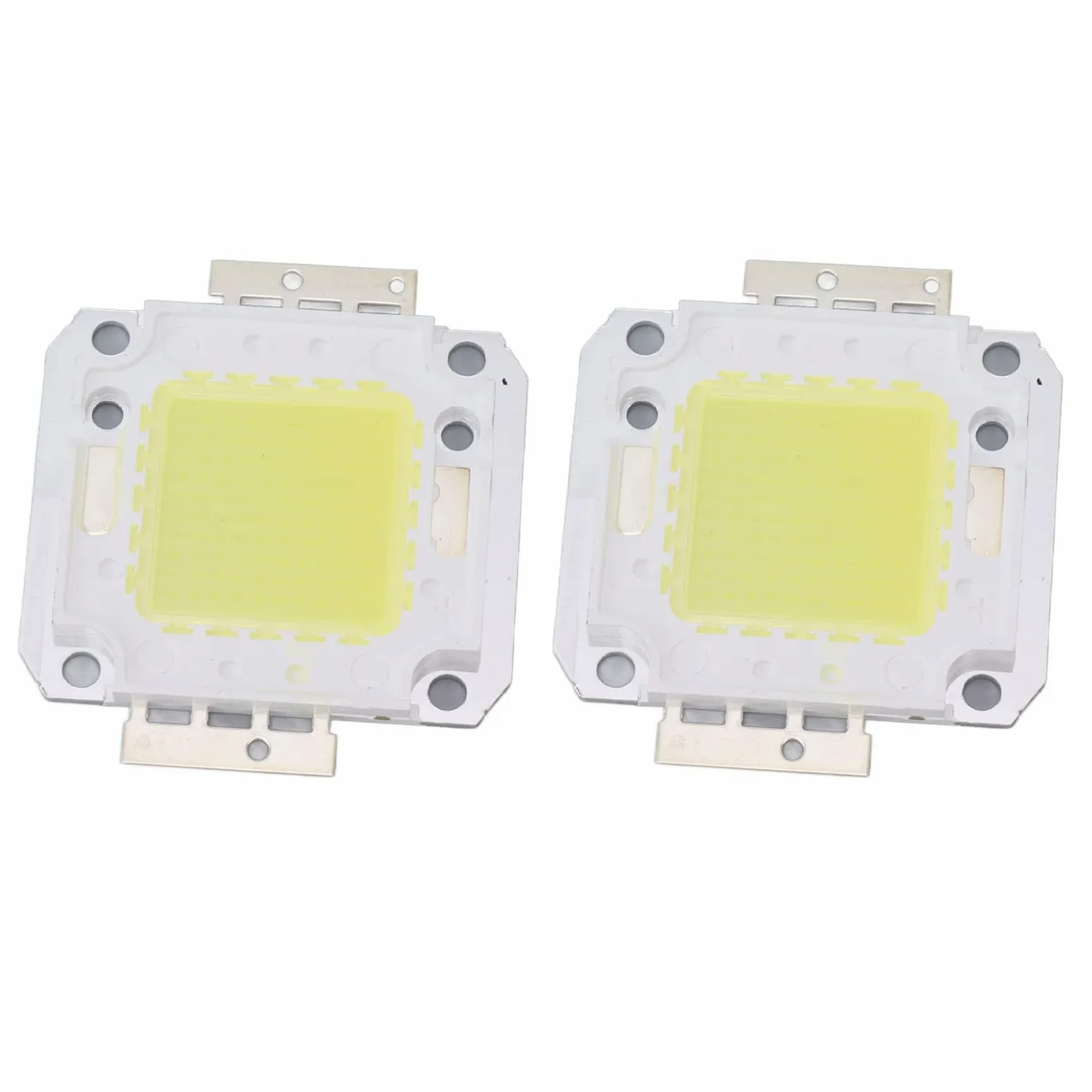 Moduł świetlny COB LED 100 W, wysoka moc, jasność 9600 lm, barwa światła 6000 K, białe światło, napięcie 32 V, do oświetlenia scenicznego, reflektorów LED, lamp ulicznych, lamp