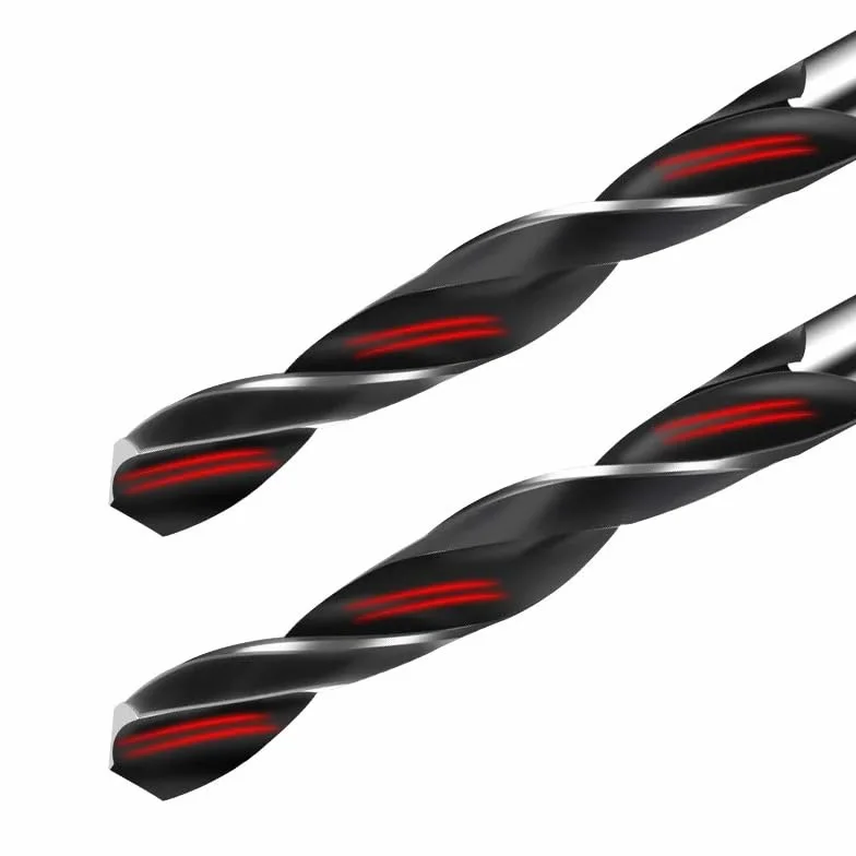5/10 szt. 1MM 2MM 3.2MM 4.2MM 6.8MM HSS6542 Zestaw wierteł do metalu Ręczne mechaniczne narzędzia do obróbki drewna Narzędzia do dziurkowania stali nierdzewnej(10 Piece,9.1x81x125L)