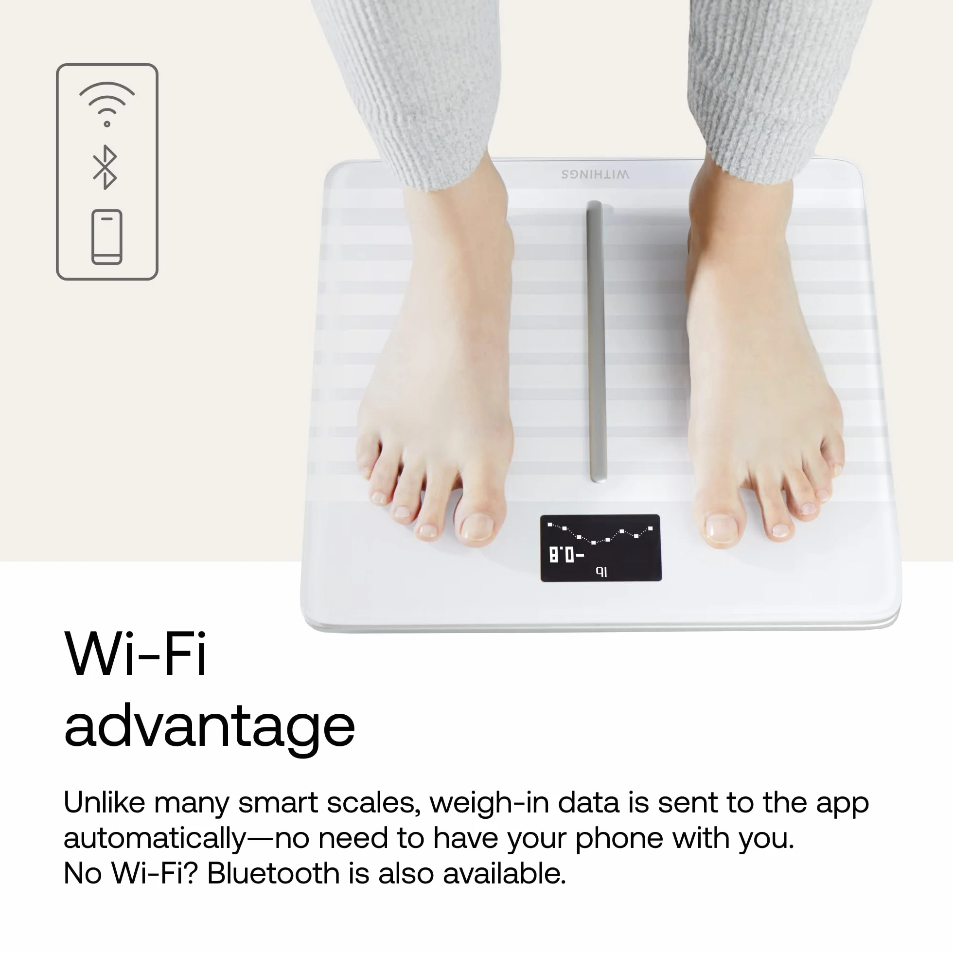 Withings Body Cardio – Premium WLAN Smart waga z funkcją składu ciała, pomiar tętna, BMI, tkanki tłuszczowej, masy mięśniowej, zawartości wody, cyfrowa waga tkanki tłuszczowej