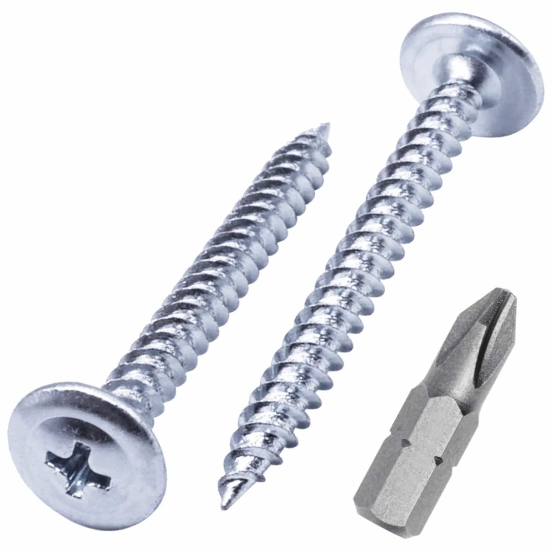 (50 sztuk) stal cynkowana 4,2 x 41 mm śruby do drewna, śruby metalowe, głowica kratownicy modyfikowanej krzyżakowej, samogwintujące (50, 4,2 x 41 mm)