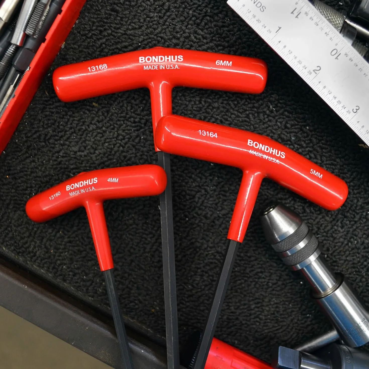 Bondhus, BTX50MM T-Handle BALLDRIVER HEX zestaw 4 mm - 10 mm, 13148