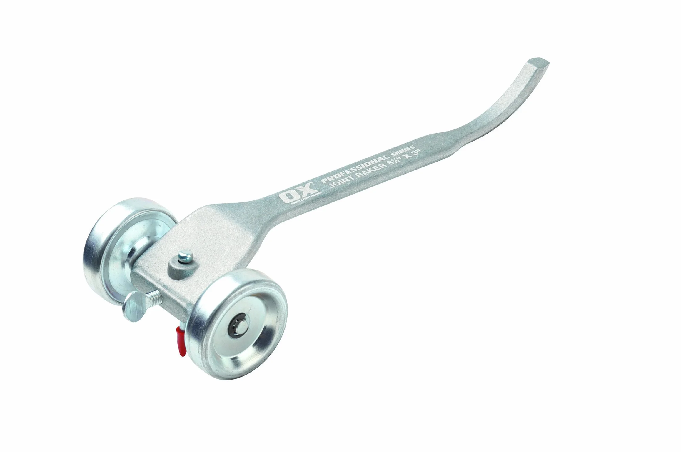 OX OX-P031003 Łącznik cegieł - Pro Industrial Grade Brick Joint Raker - Srebrny - 20 x 7,5 cm