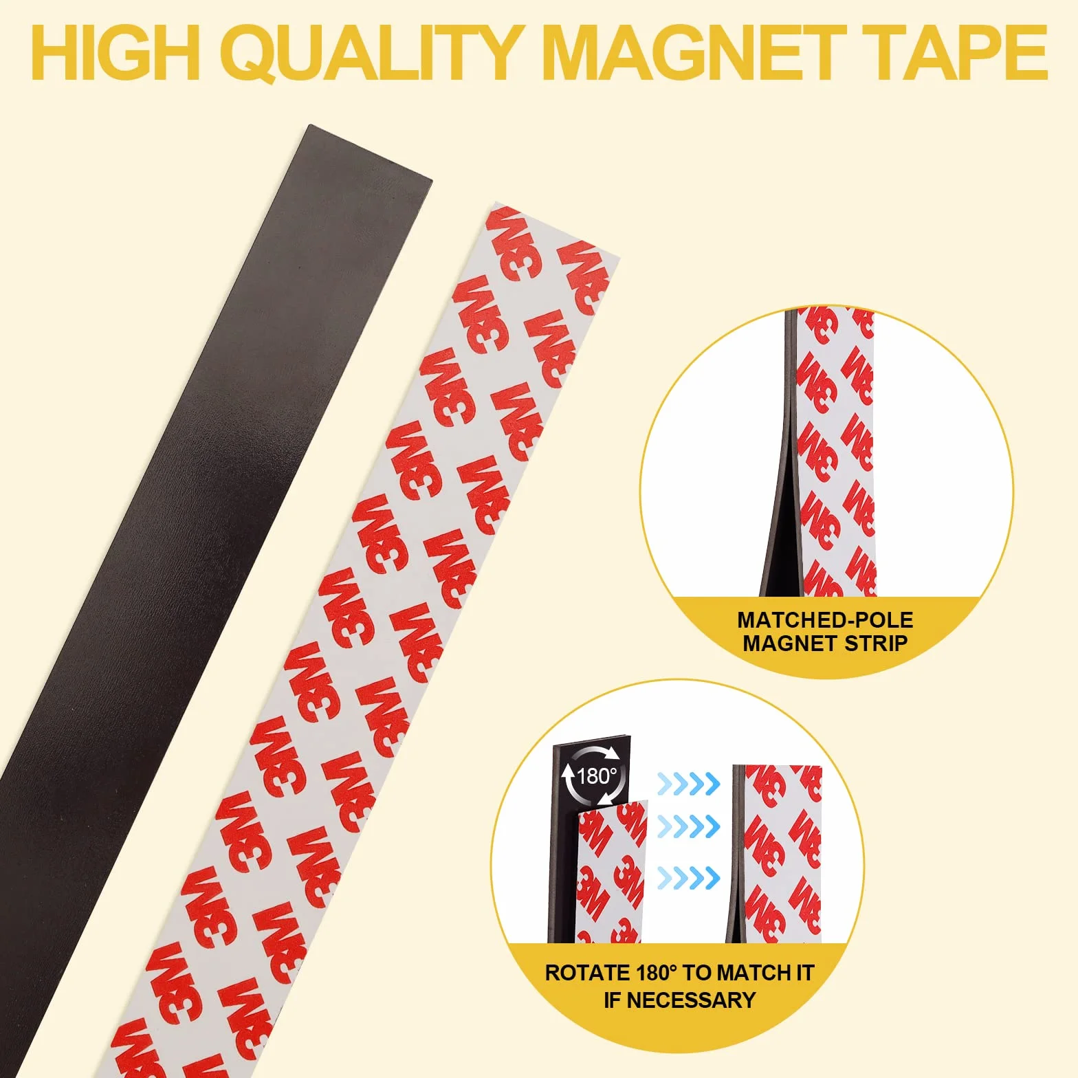 chunniao Taśma magnetyczna z samoprzylepnym spodem, magnesy 30 cm, paski do rękodzieła, płaskie opakowanie (8 x 30 cm + 4 szt. 30 x 30 cm) mocne magnesy samoprzylepne