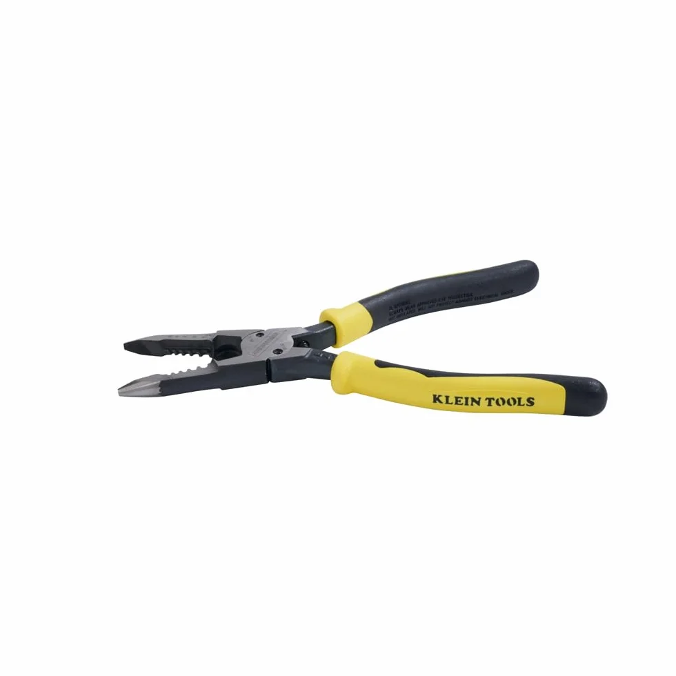 Klein Tools J206-8C Długie szczypce sprężynowe z uchwytami sprężynowymi z podwójnym materiałem