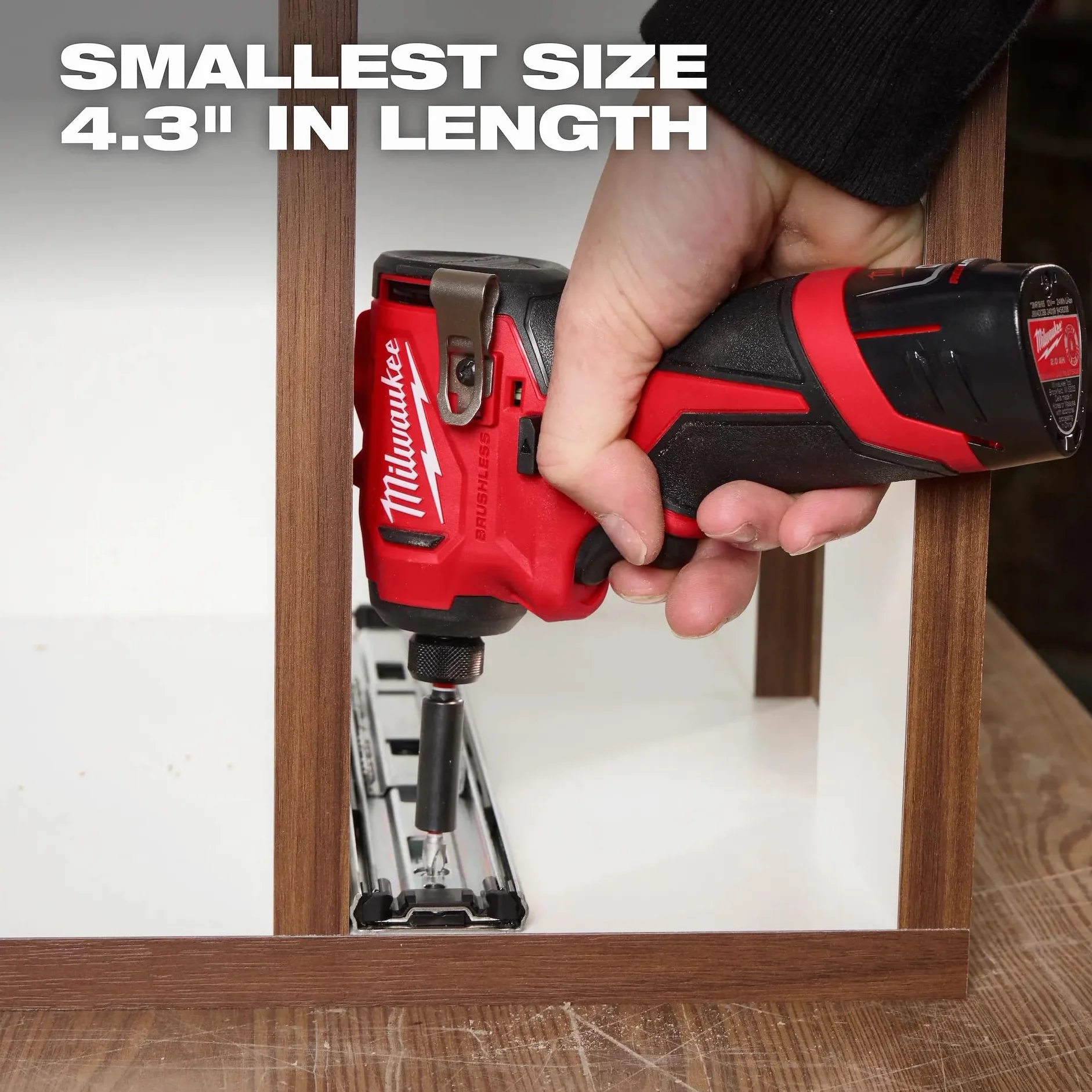 Milwaukee M12 Subcompact bezszczotkowy sześciokątny wkrętarka udarowa 1/4 cala (gołe narzędzie)