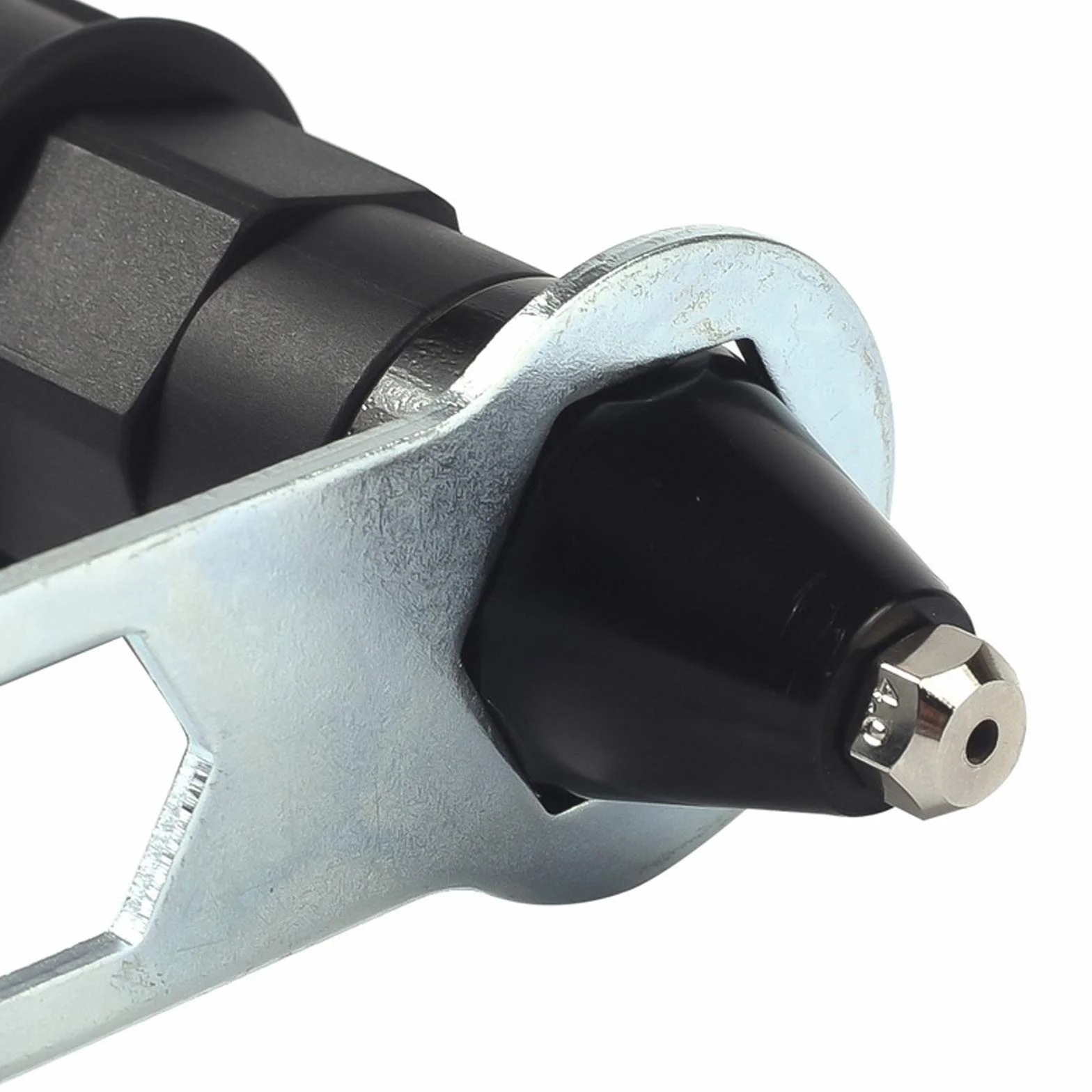 Elektryczna nitownica, akumulatorowa wiertarko-wkrętarka, adapter do nakrętek, zestaw adapterów do nitownic, nitownica zrywalna, akcesoria do elektronarzędzi ręcznych z 4 dyszami (Black)