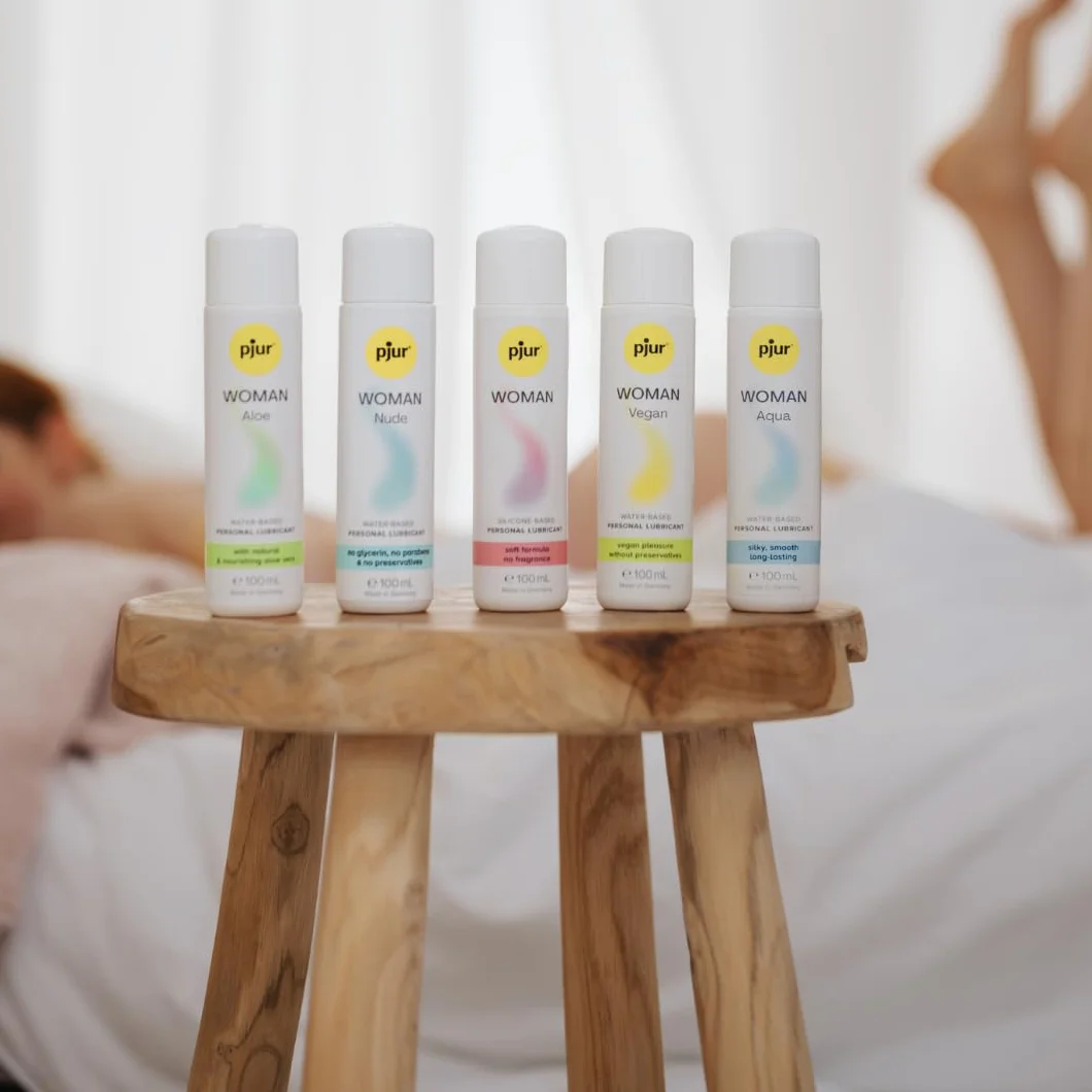 pjur WOMAN - lubrykant dla kobiet na bazie silikonu - dla podniecającego seksu i dłuższej zabawy - optymalny dla skóry wrażliwej (250ml)