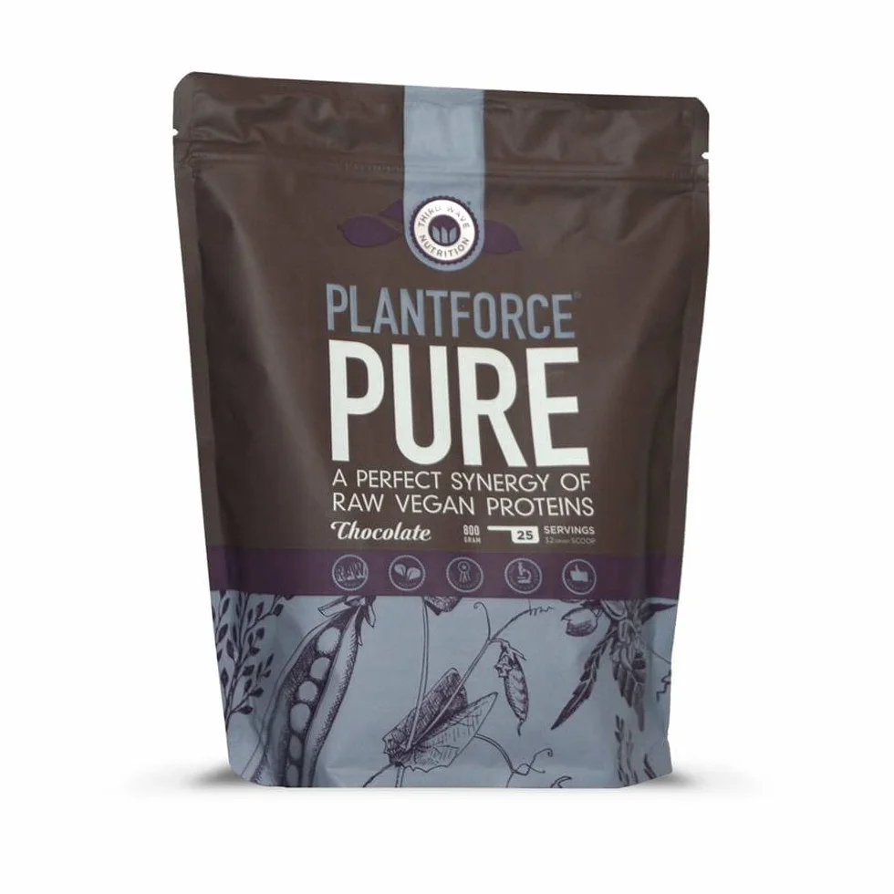 Białko wegańskie PLANTFORCE PURE czekoladowe 800 g