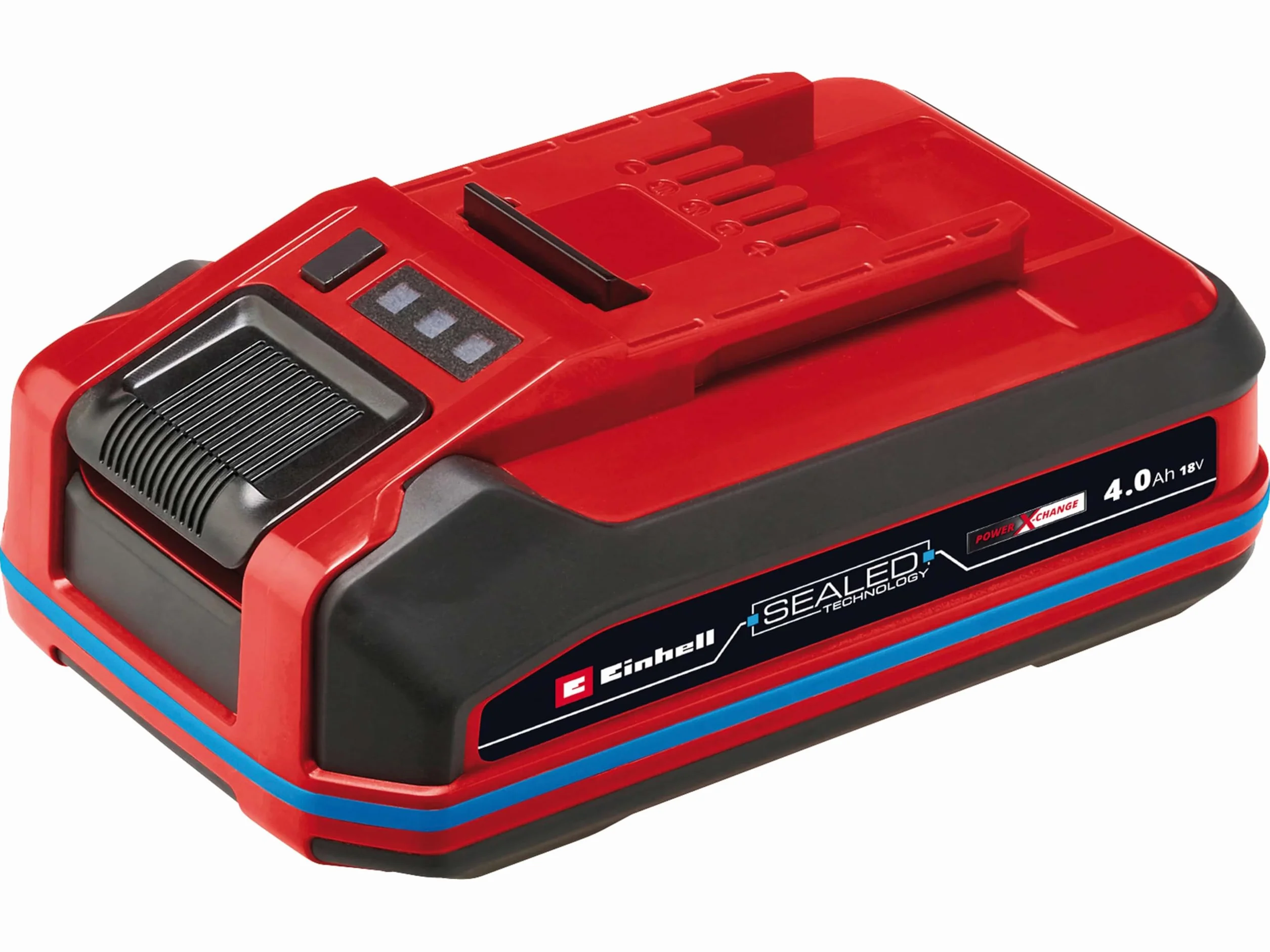 Einhell Wodoodporna bateria 4,0 Ah SEALED Power X-Change PLUS (litowo-jonowa, 18 V, do wszystkich urządzeń Einhell Power X-Change, zabezpieczona przed kurzem i strumieniem wody)